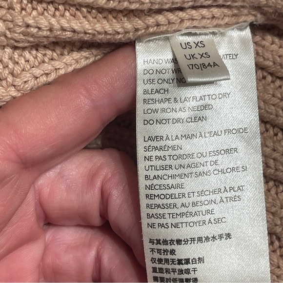 Free People Good as Gold Cable Knit Sweater Dress Size XS - Picture 8 of 9